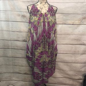 Mara Hoffman Swim Draped Cover Up Chiffon Feather